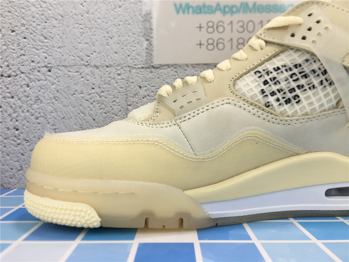 GX batch Off-White x Wmns Air Jordan 4 SP Sail CV9388-100